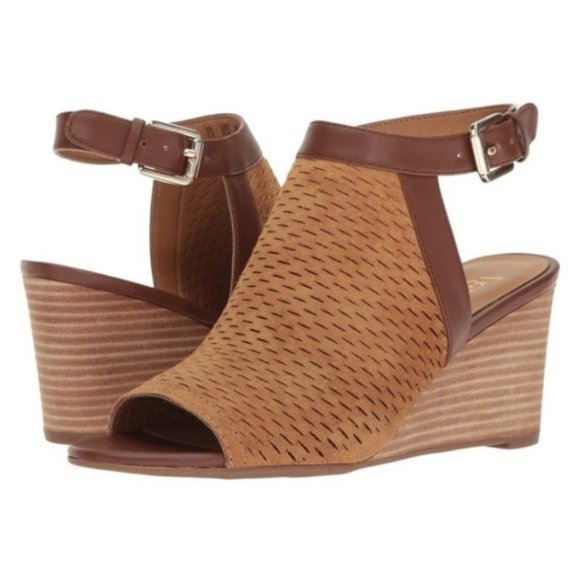 Franco Sarto Shoes - Franco Sarto "Martha" Wedge Sandals Sz 8M